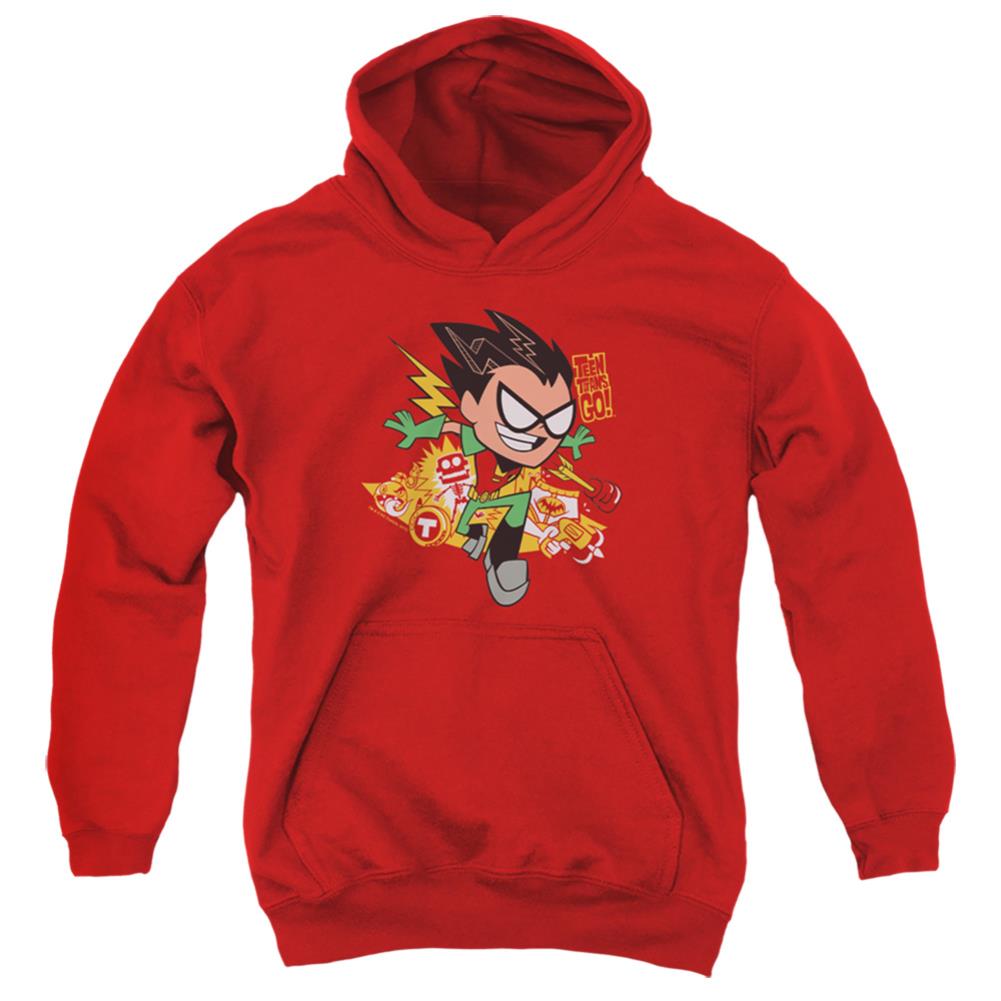 Teen Titans Go Robin Youth Cotton Poly Pull-Over Hoodie