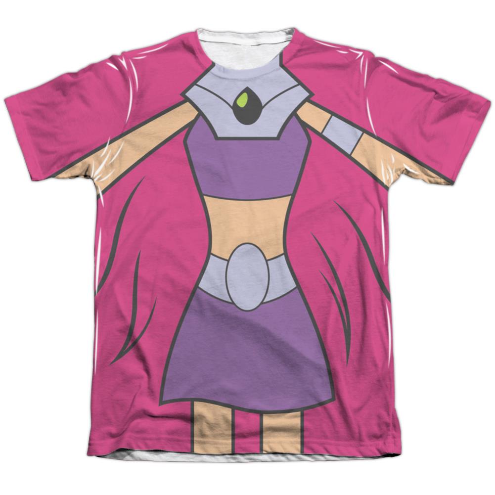 Teen Titans Go Starfire Uniform Men's Regular Fit Poly Cotton Short-Sleeve T-Shirt