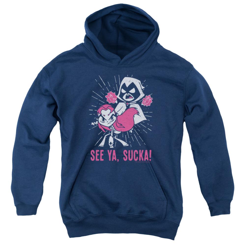 Teen Titans Go Suckas Youth Cotton Poly Pull-Over Hoodie