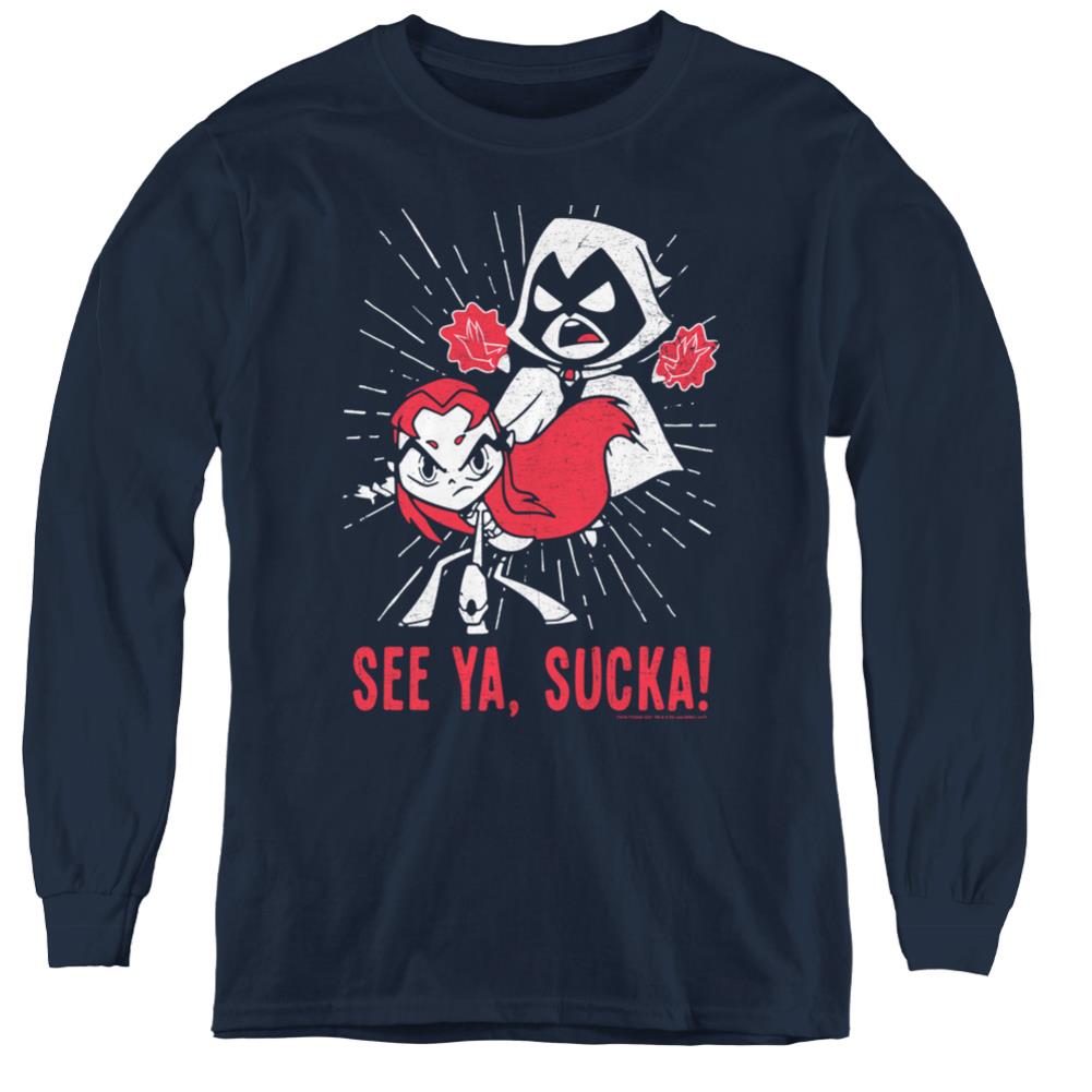 Teen Titans Go Suckas Youth Long-Sleeve T-Shirt