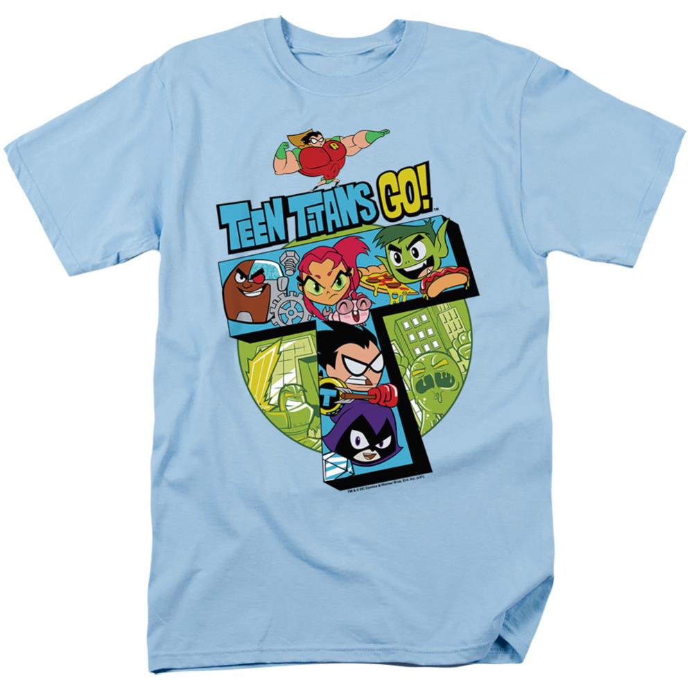 Teen Titans Go T Men's 18/1 Cotton Short-Sleeve T-Shirt