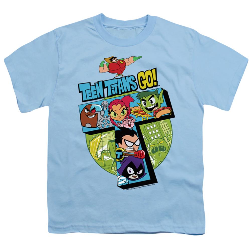 Teen Titans Go T Youth 18/1 100% Cotton Short-Sleeve T-Shirt