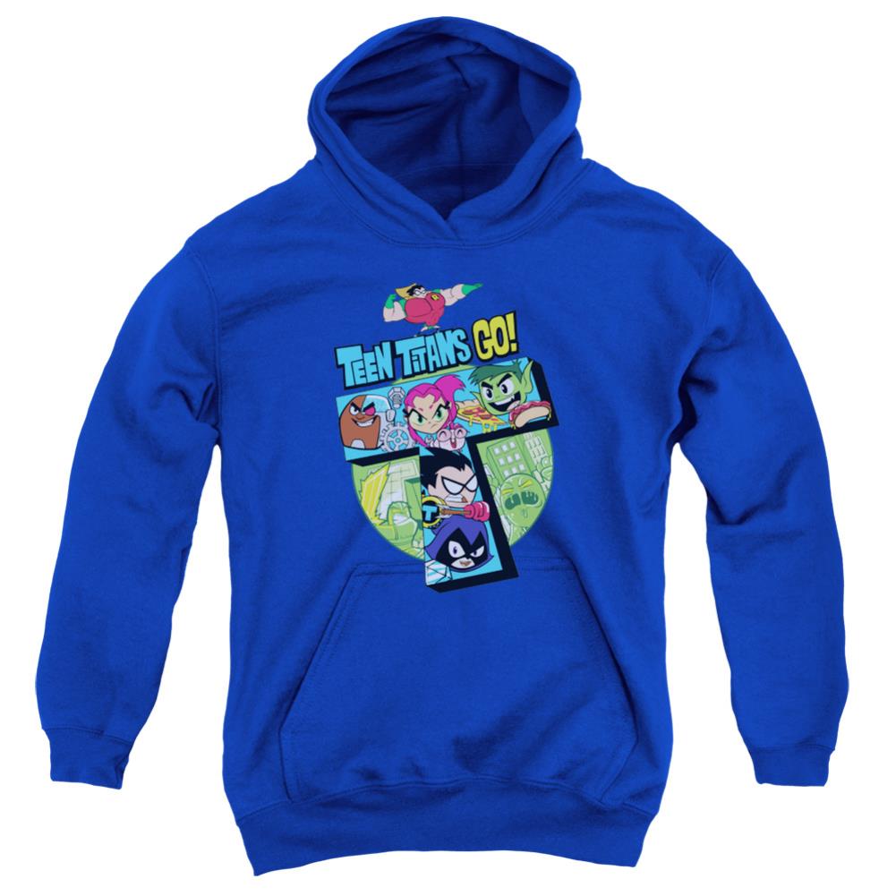 Teen Titans Go T Youth Cotton Poly Pull-Over Hoodie