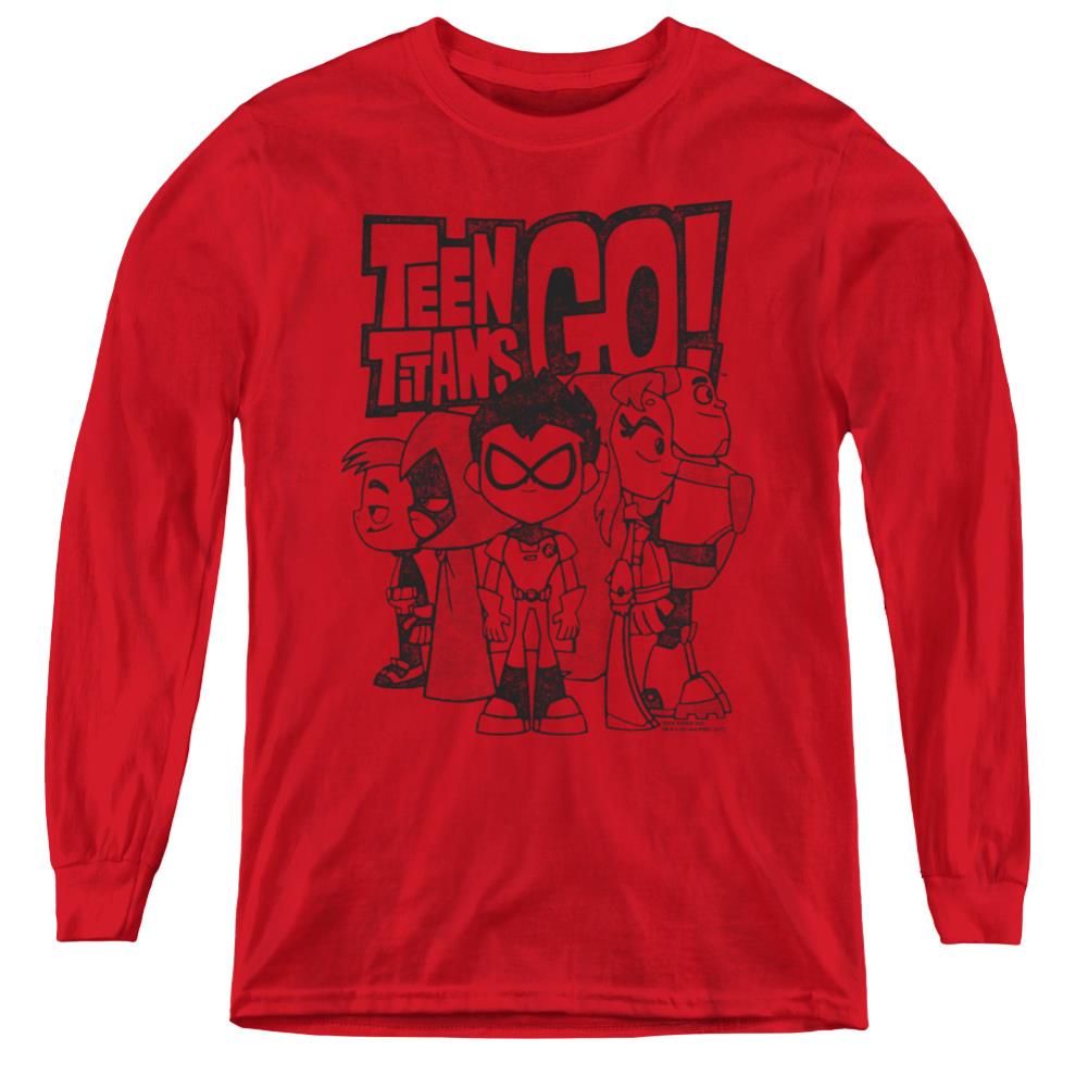 Teen Titans Go Team Up Youth Long-Sleeve T-Shirt