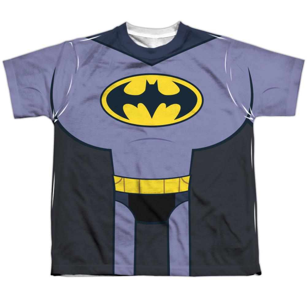 Teen Titans Go To The Movies Batman Uniform Youth Regular Fit Poly Short-Sleeve T-Shirt