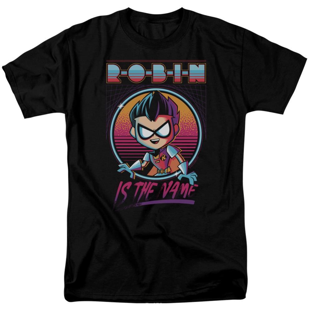 Teen Titans Go To The Movies Robin Men's 18/1 Cotton Short-Sleeve T-Shirt