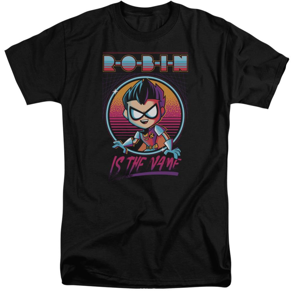 Teen Titans Go To The Movies Robin Men's 18/1 Tall Cotton Short-Sleeve T-Shirt