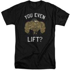 Teen Titans Go You Lift Men's 18/1 Tall Cotton Short-Sleeve T-Shirt
