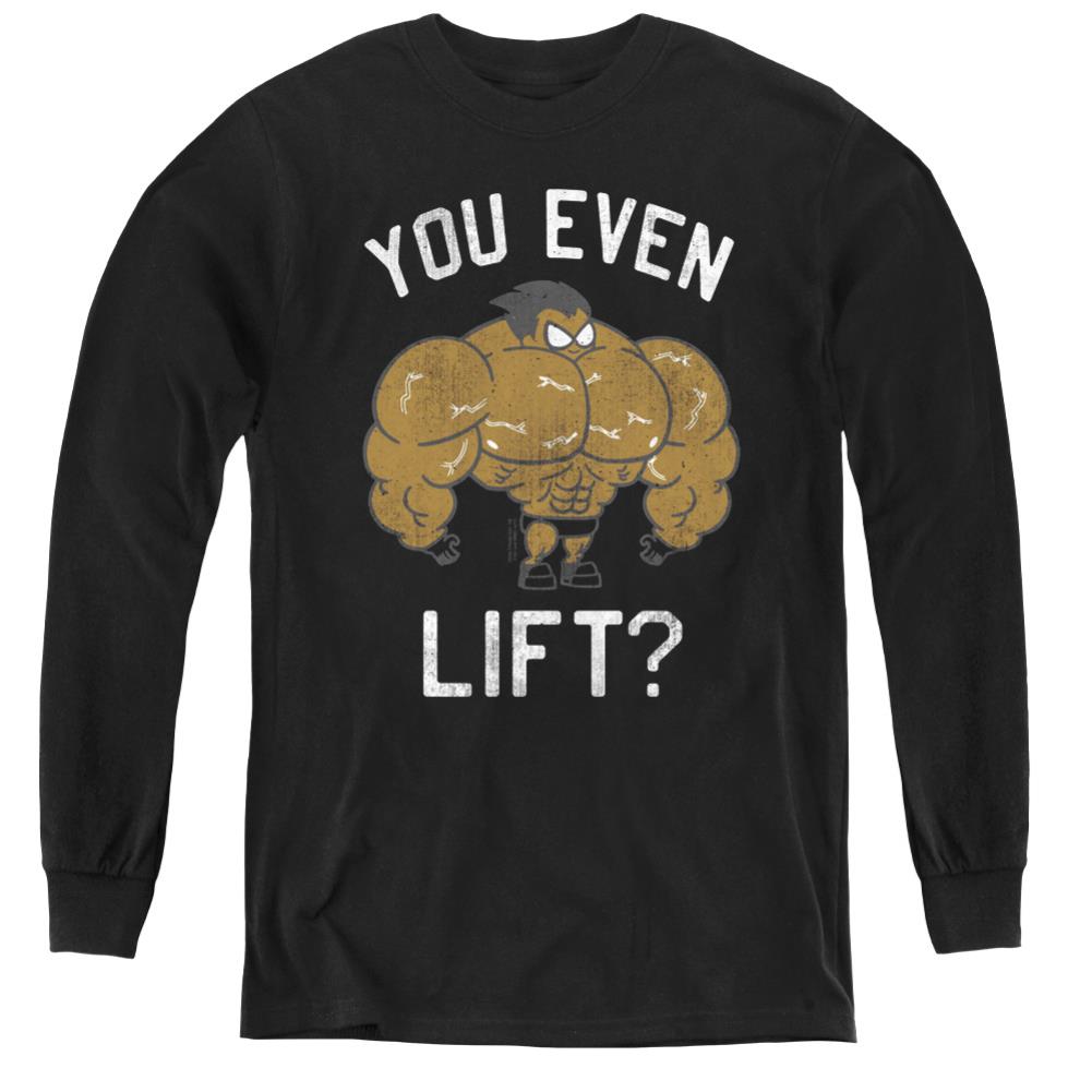 Teen Titans Go You Lift Youth Long-Sleeve T-Shirt