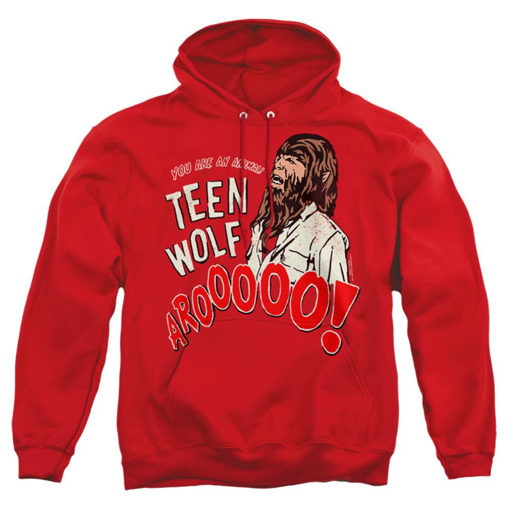 Teen Wolf Animal Men's Pull-Over 75 25 Poly Hoodie