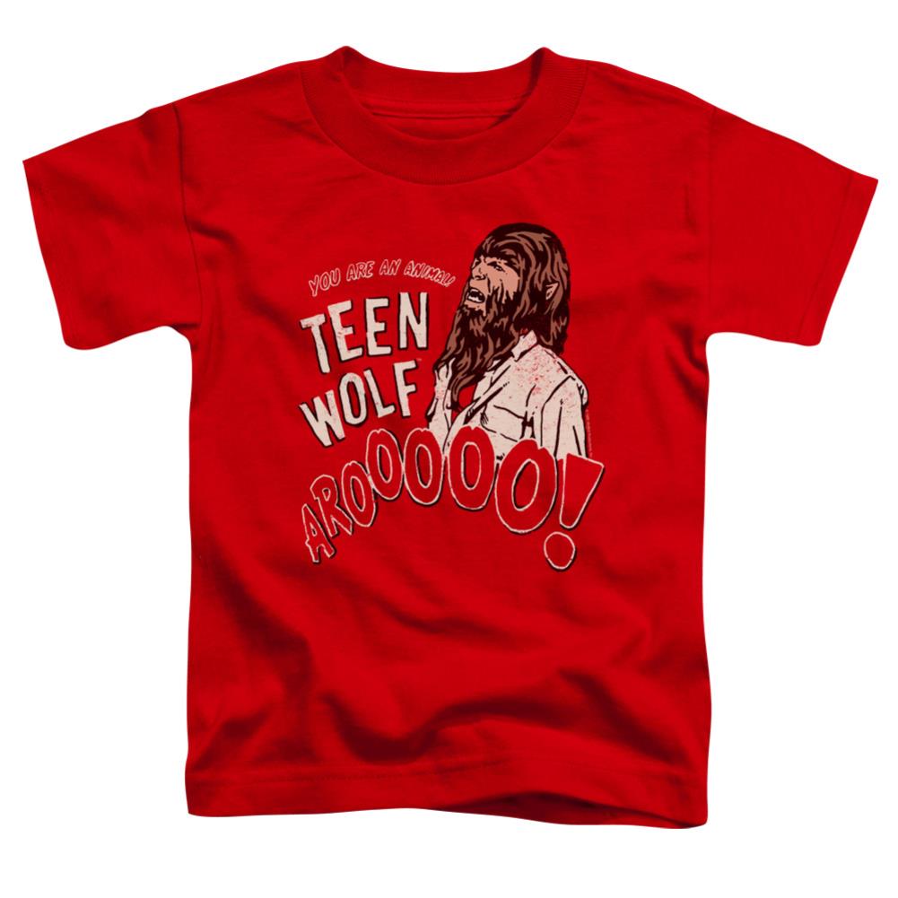 Teen Wolf Animal Toddler 18/1 Cotton Short-Sleeve T-Shirt