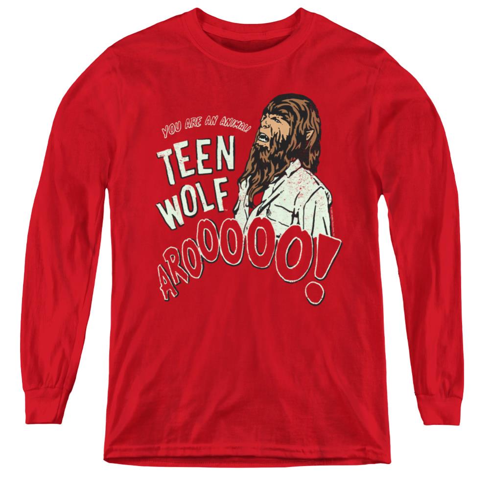 Teen Wolf Animal Youth Long-Sleeve T-Shirt