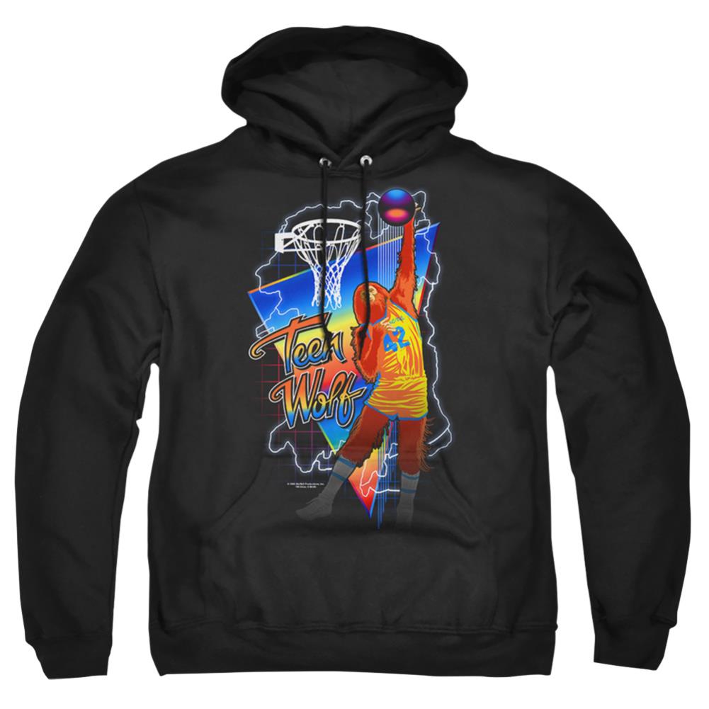 Teen Wolf Electric Wolf Men's Pull-Over 75 25 Poly Hoodie