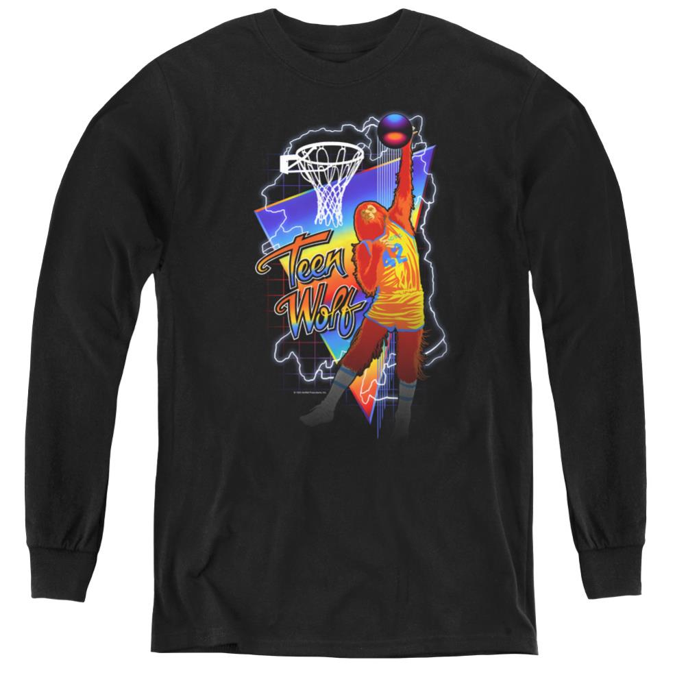 Teen Wolf Electric Wolf Youth Long-Sleeve T-Shirt