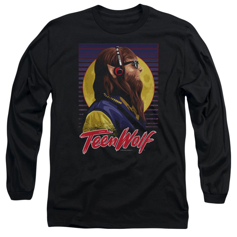 Teen Wolf Headphone Wolf Men's 18/1 Cotton Long-Sleeve T-Shirt