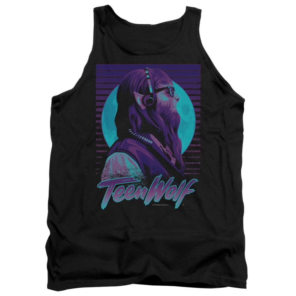 Teen Wolf Headphone Wolf Men's 18/1 Cotton Tank Top