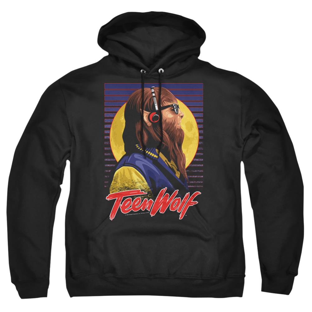 Teen Wolf Headphone Wolf Men's Pull-Over 75 25 Poly Hoodie