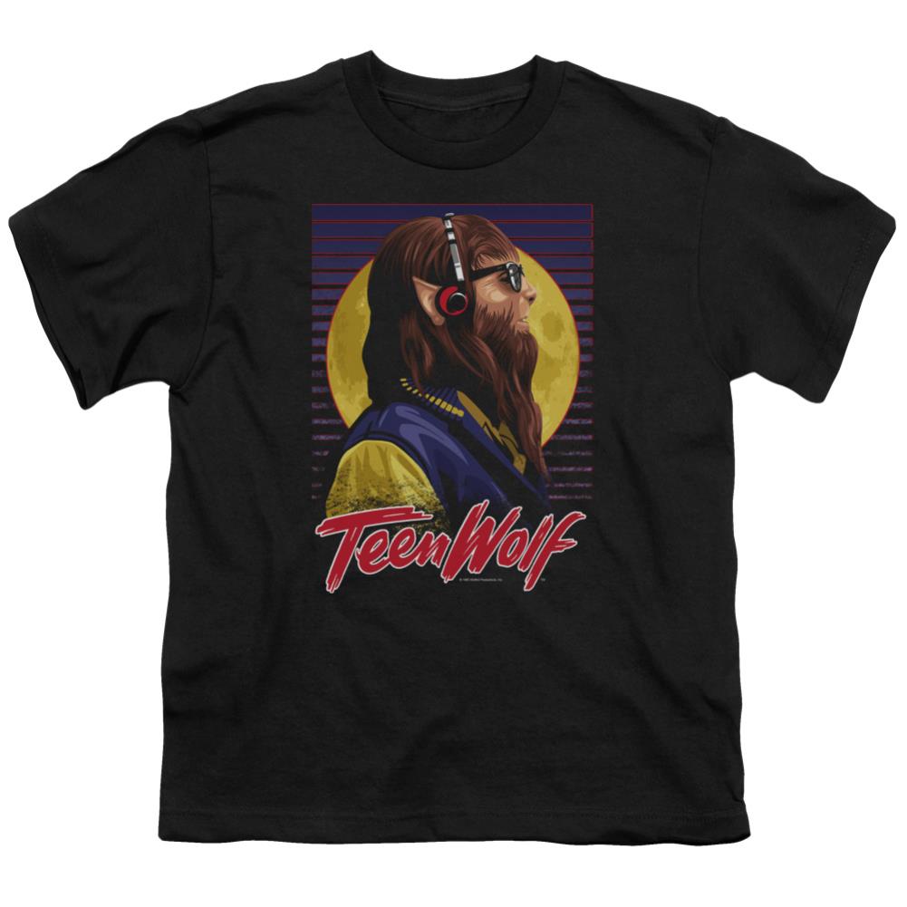 Teen Wolf Headphone Wolf Youth 18/1 100% Cotton Short-Sleeve T-Shirt