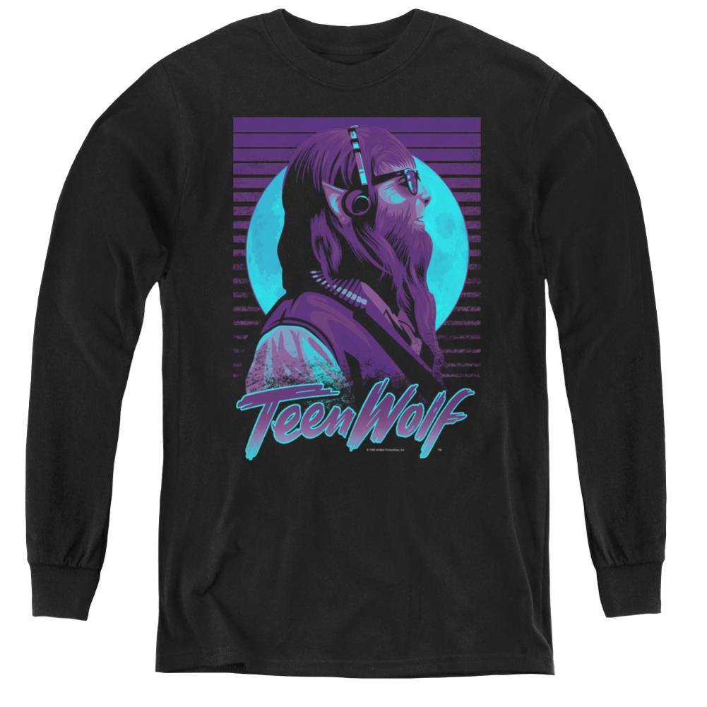Teen Wolf Headphone Wolf Youth Long-Sleeve T-Shirt
