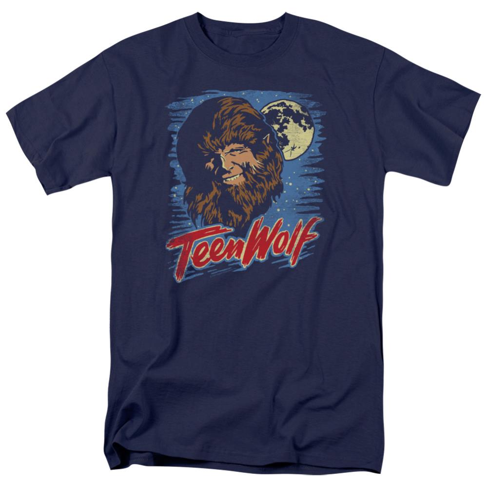 Teen Wolf Moon Wolf Men's 18/1 Cotton Short-Sleeve T-Shirt