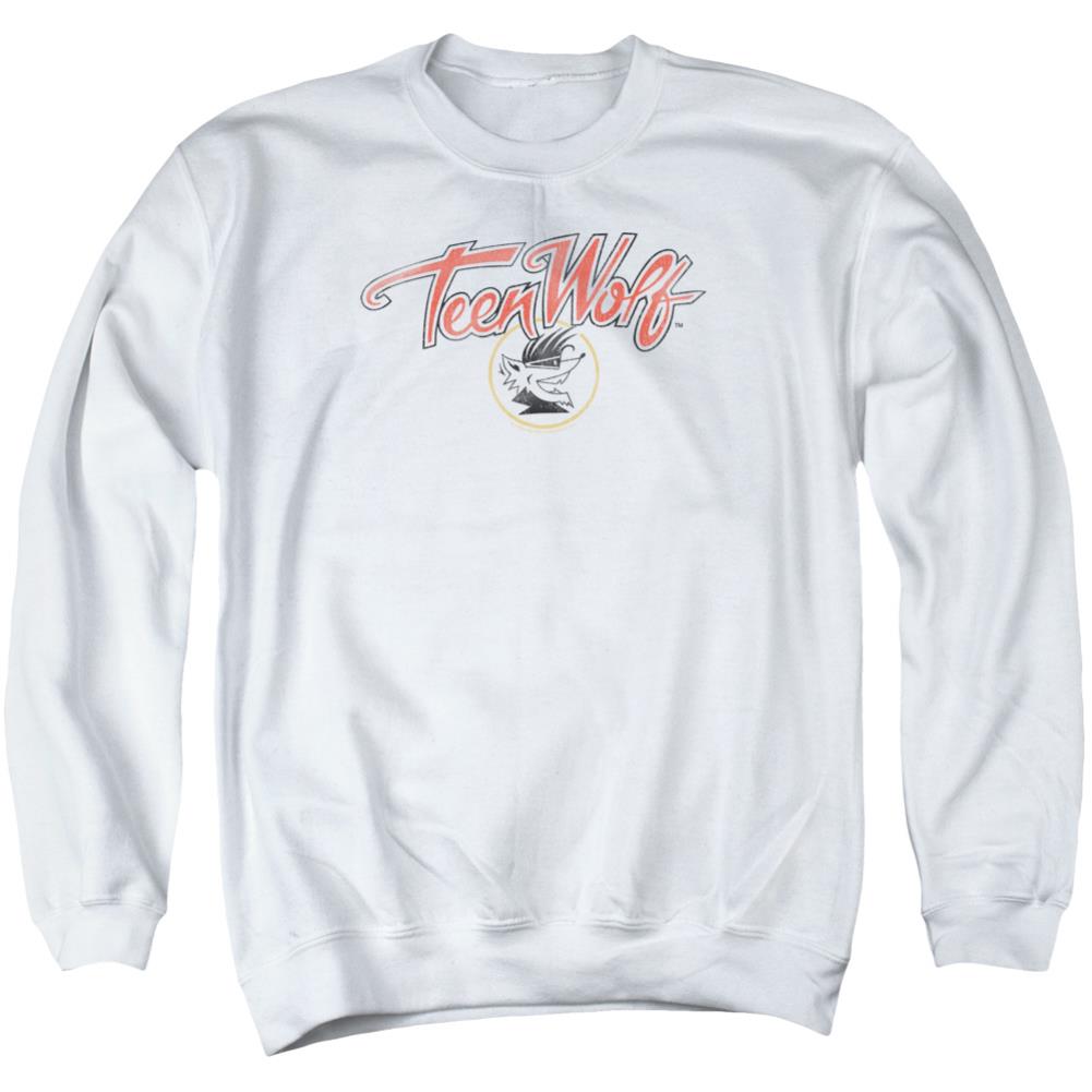 Teen Wolf Poster Logo Men's Crewneck 50 50 Poly Long-Sleeve T-Shirt