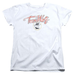 Teen Wolf Poster Logo Women's 18/1 Cotton Short-Sleeve T-Shirt