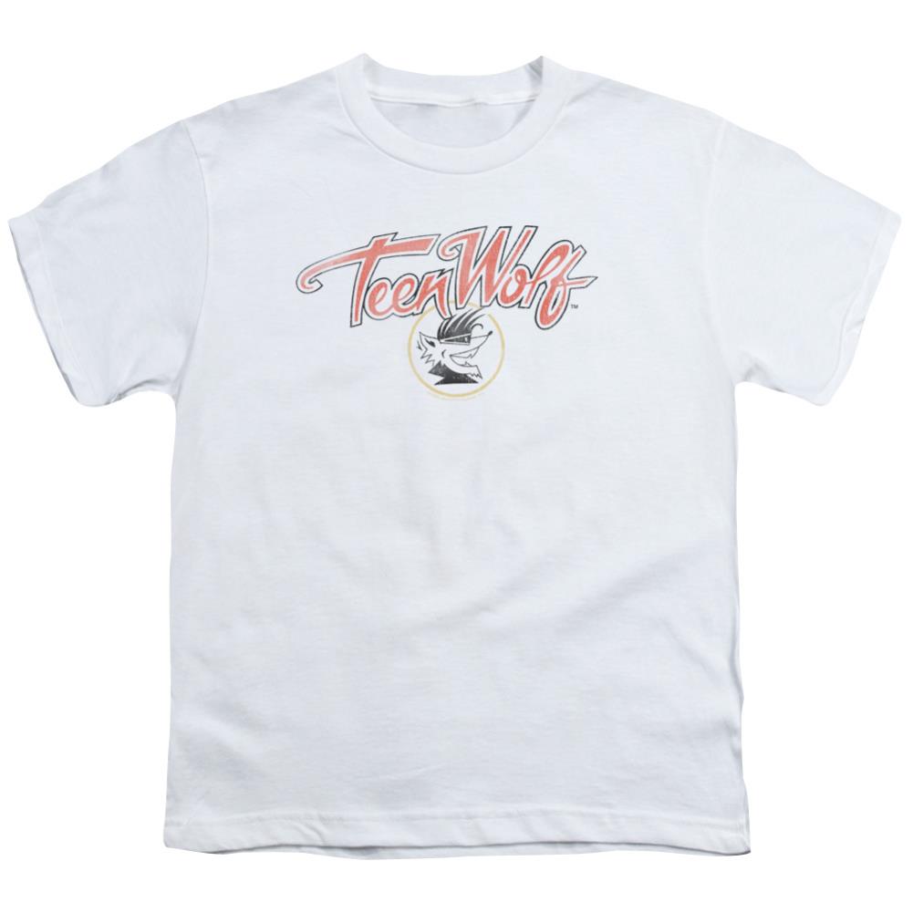 Teen Wolf Poster Logo Youth 18/1 100% Cotton Short-Sleeve T-Shirt