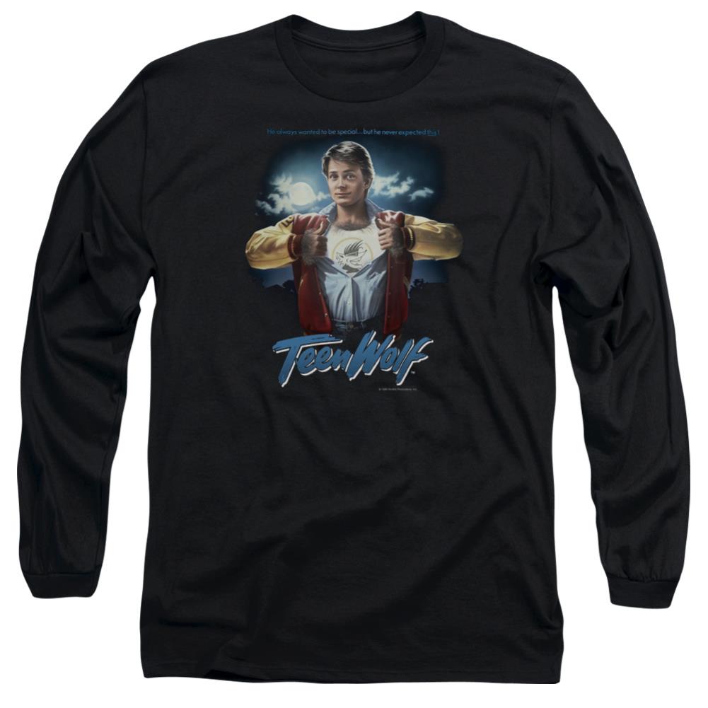 Teen Wolf Poster Men's 18/1 Cotton Long-Sleeve T-Shirt