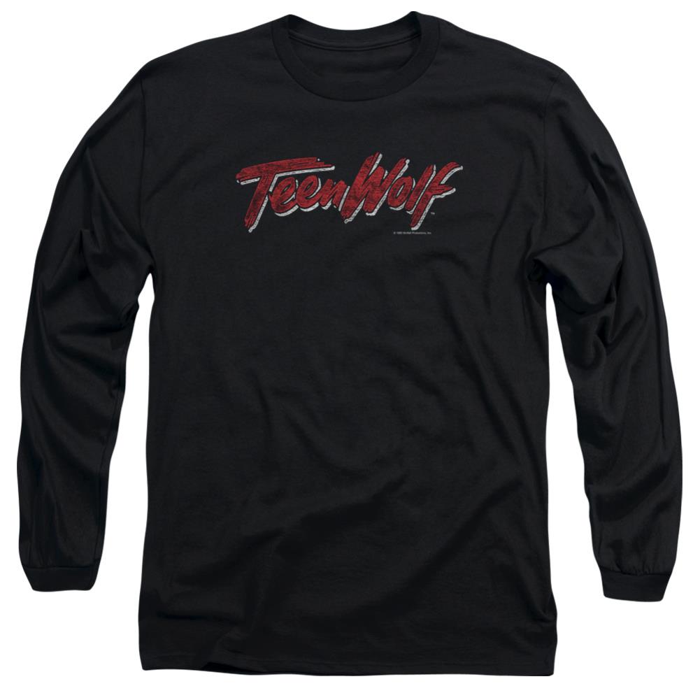 Teen Wolf Scrawl Logo Men's 18/1 Cotton Long-Sleeve T-Shirt