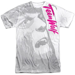 Teen Wolf Silver Halftone Men's Regular Fit Polyester Short-Sleeve T-Shirt