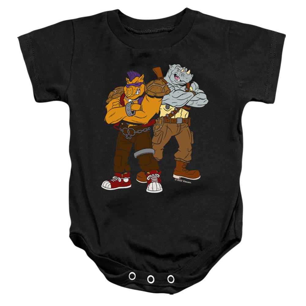Teenage Mutant Ninja Turtles Bebop And Rocksteady Infant's Cotton SS Snapsuit