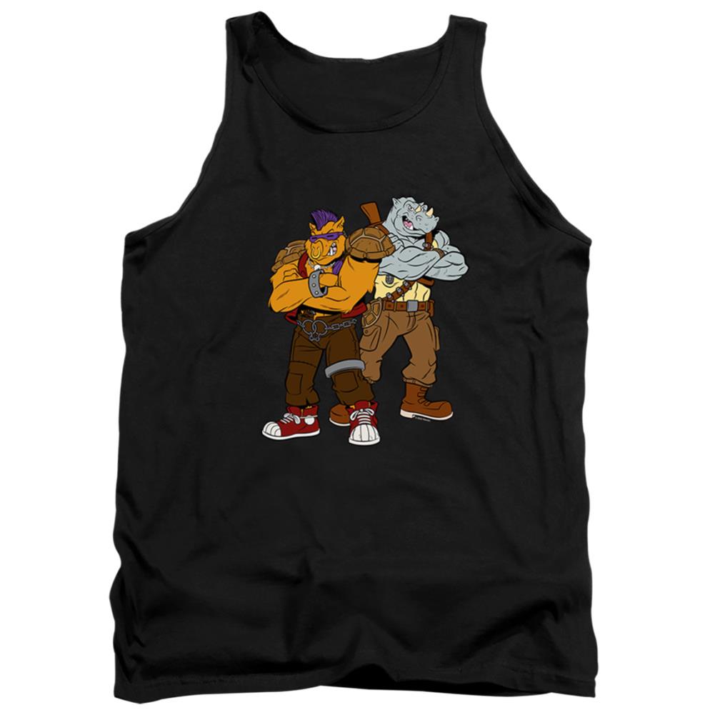 Teenage Mutant Ninja Turtles Bebop And Rocksteady Men's 18/1 Cotton Tank Top
