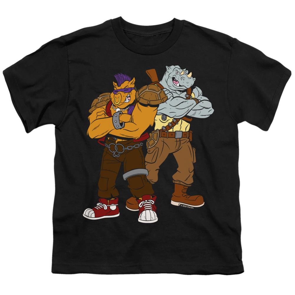 Teenage Mutant Ninja Turtles Bebop And Rocksteady Youth 18/1 100% Cotton Short-Sleeve T-Shirt