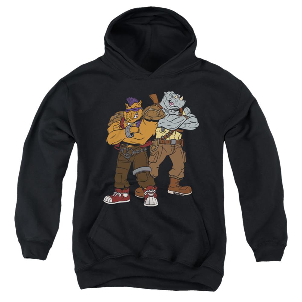 Teenage Mutant Ninja Turtles Bebop And Rocksteady Youth Cotton Poly Pull-Over Hoodie