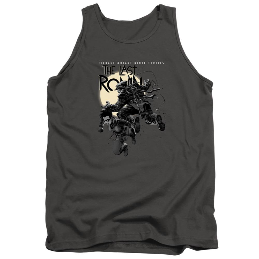 Teenage Mutant Ninja Turtles Casey Marie Jones Leaping Men's 18/1 Cotton Tank Top
