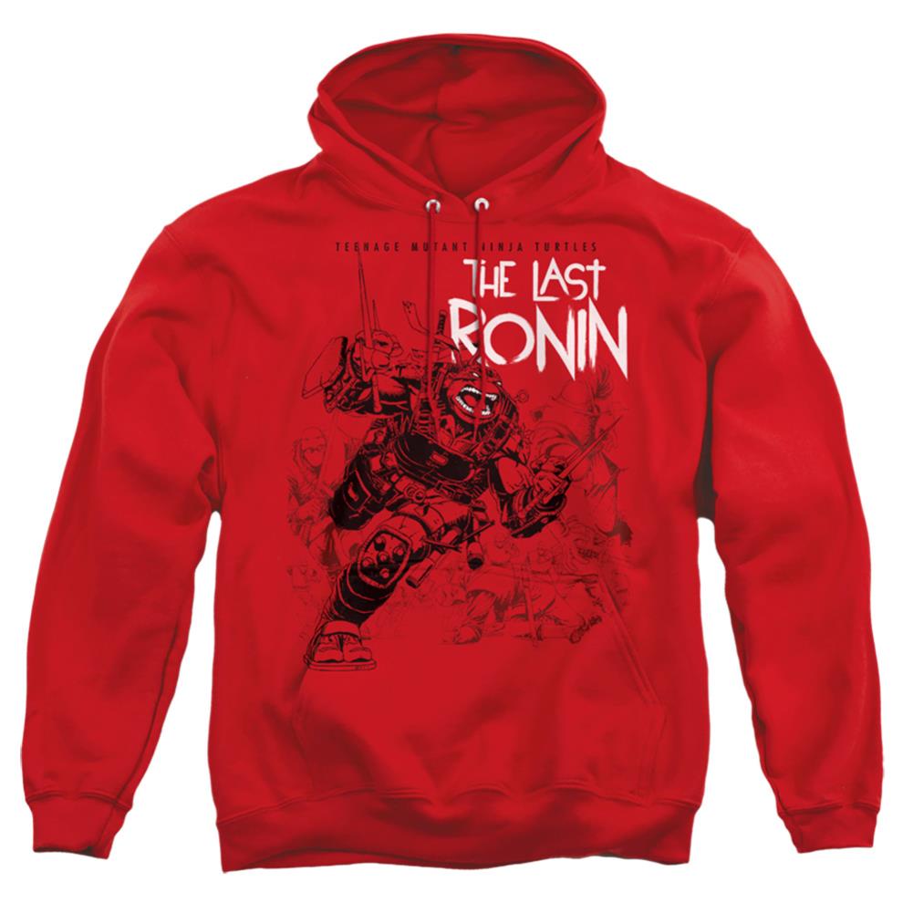 Teenage Mutant Ninja Turtles Charging Ronin Men's Pull-Over 75 25 Poly Hoodie
