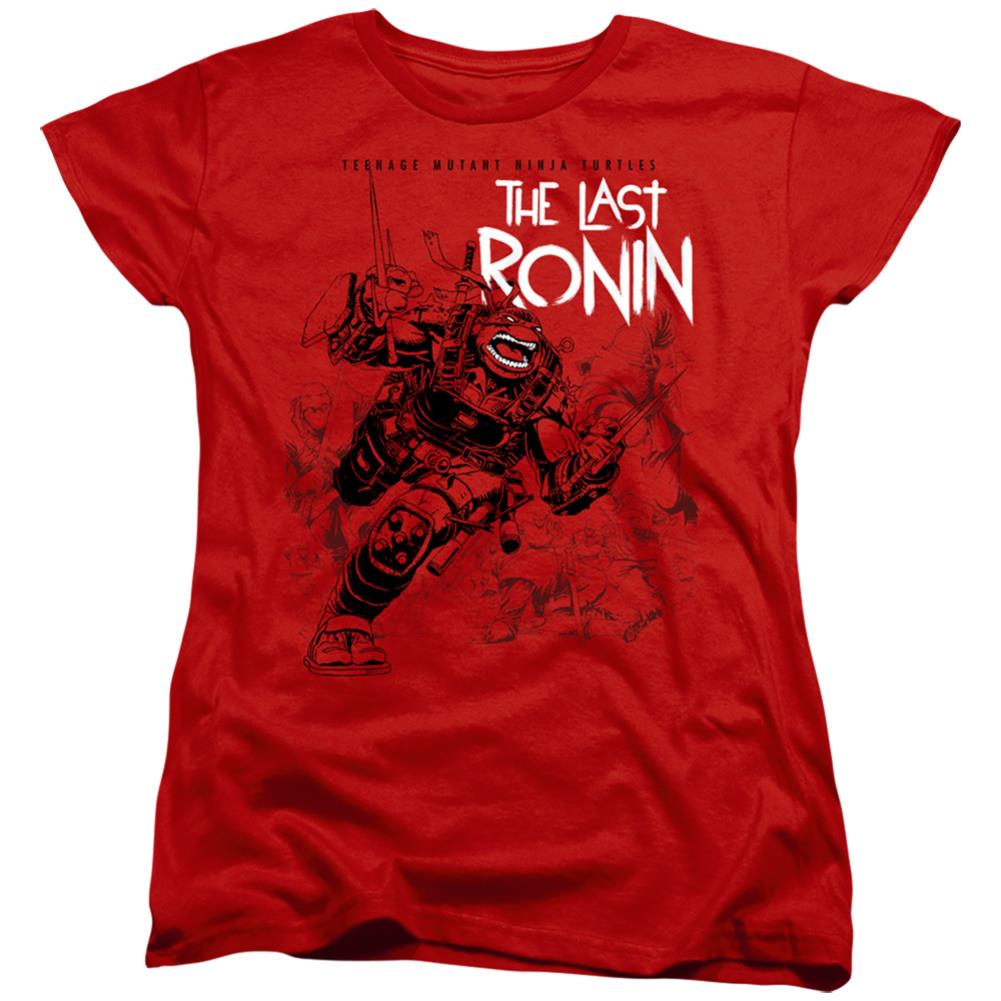 Teenage Mutant Ninja Turtles Charging Ronin Women's 18/1 Cotton Short-Sleeve T-Shirt