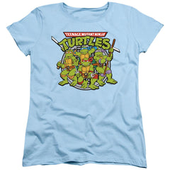 Teenage Mutant Ninja Turtles Classic Turtles Women's 18/1 Cotton Short-Sleeve T-Shirt