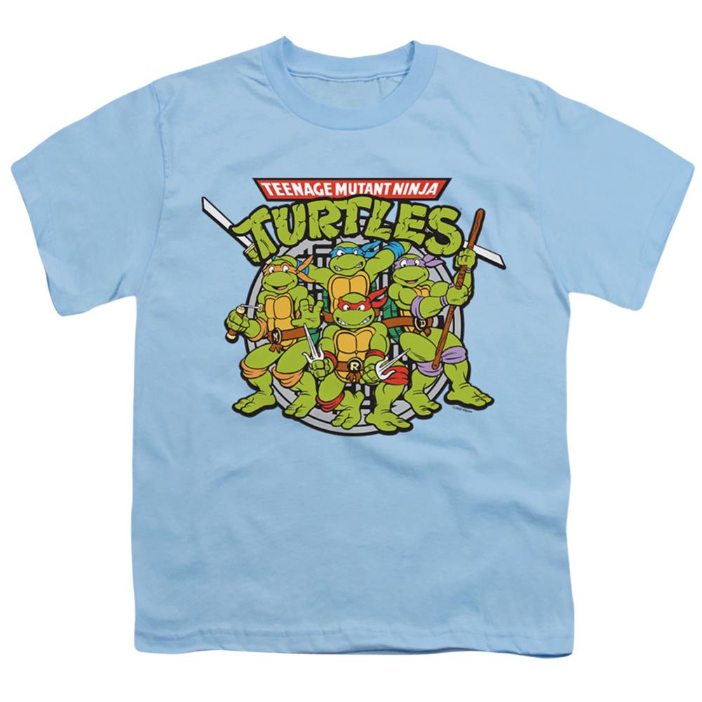 Teenage Mutant Ninja Turtles Classic Turtles Youth 18/1 100% Cotton Short-Sleeve T-Shirt