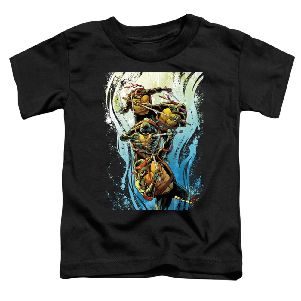 Teenage Mutant Ninja Turtles Cool Rainbow Warriors Toddler 18/1 Cotton Short-Sleeve T-Shirt