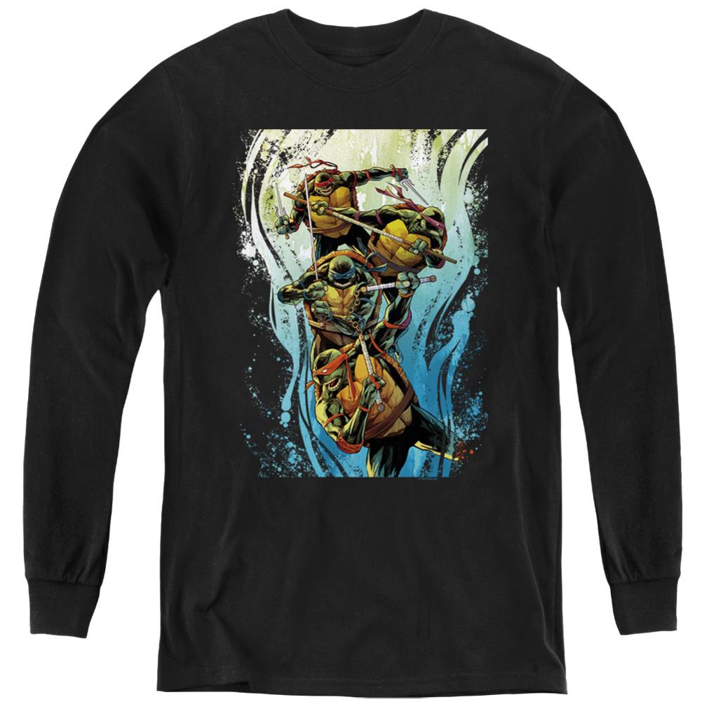 Teenage Mutant Ninja Turtles Cool Rainbow Warriors Youth Long-Sleeve T-Shirt