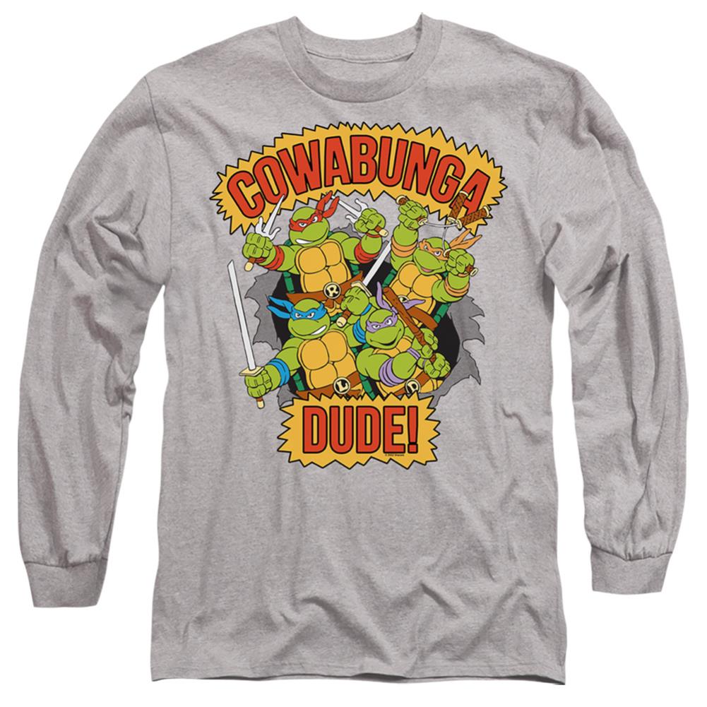 Teenage Mutant Ninja Turtles Cowabunga Dude Men's 18/1 Cotton Long-Sleeve T-Shirt