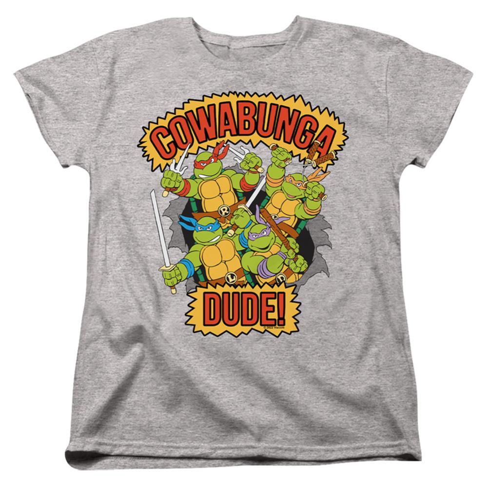 Teenage Mutant Ninja Turtles Cowabunga Dude Women's 18/1 Cotton Short-Sleeve T-Shirt