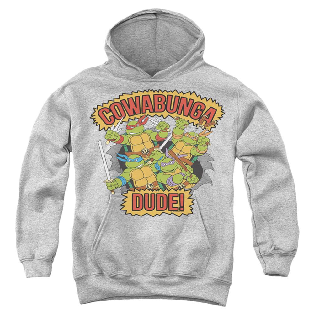 Teenage Mutant Ninja Turtles Cowabunga Dude Youth Cotton Poly Pull-Over Hoodie