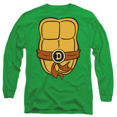 Teenage Mutant Ninja Turtles Donatello Chest Men's 18/1 Cotton Long-Sleeve T-Shirt