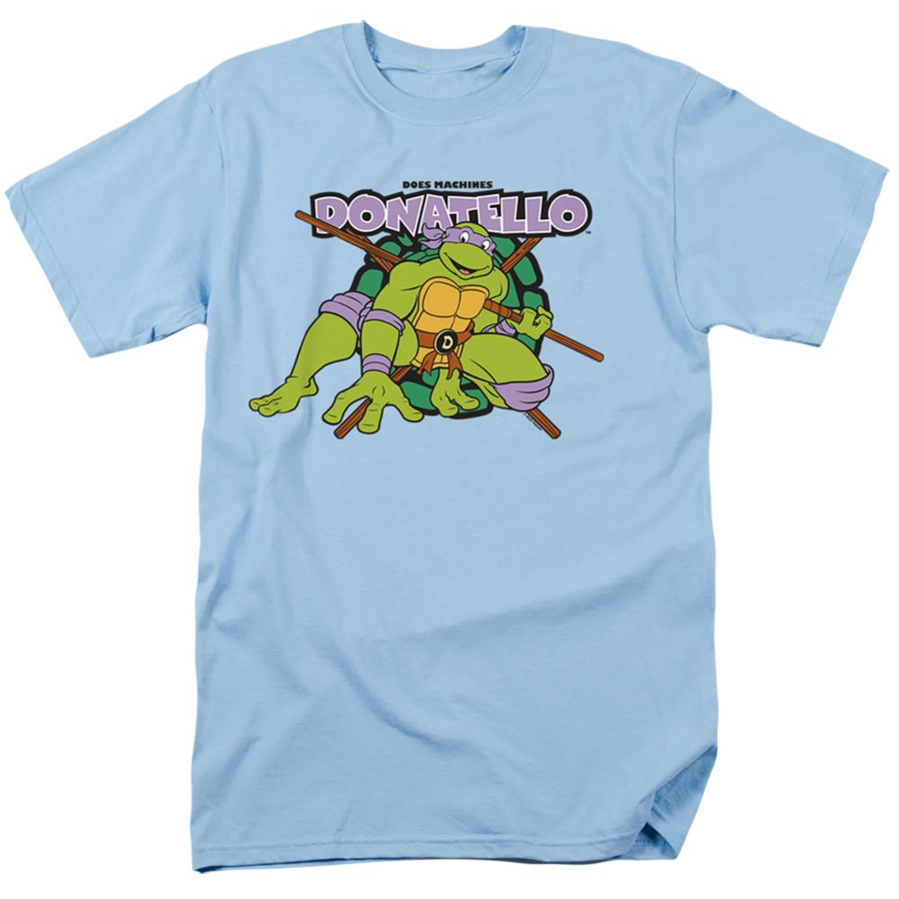 Teenage Mutant Ninja Turtles Donatello Does Machines Men's 18/1 Cotton Short-Sleeve T-Shirt