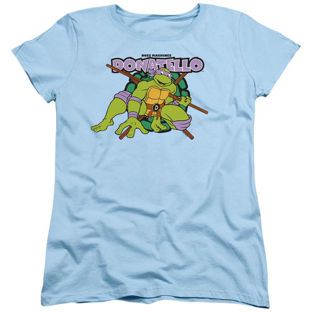 Teenage Mutant Ninja Turtles Donatello Does Machines Women's 18/1 Cotton Short-Sleeve T-Shirt