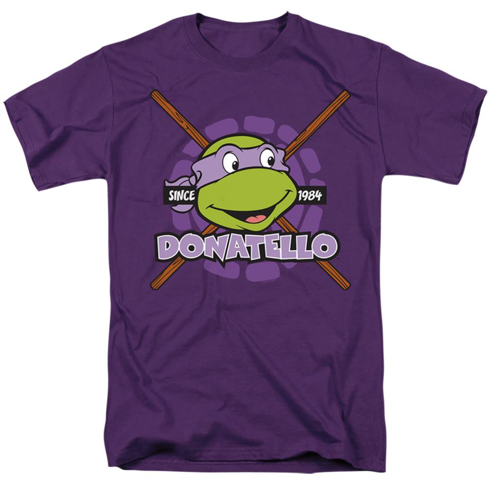 Teenage Mutant Ninja Turtles Donatello Since 1984 Men's 18/1 Cotton Short-Sleeve T-Shirt