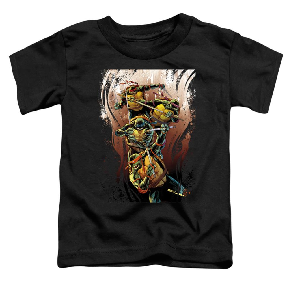 Teenage Mutant Ninja Turtles Earthy Rainbow Warriors Toddler 18/1 Cotton Short-Sleeve T-Shirt