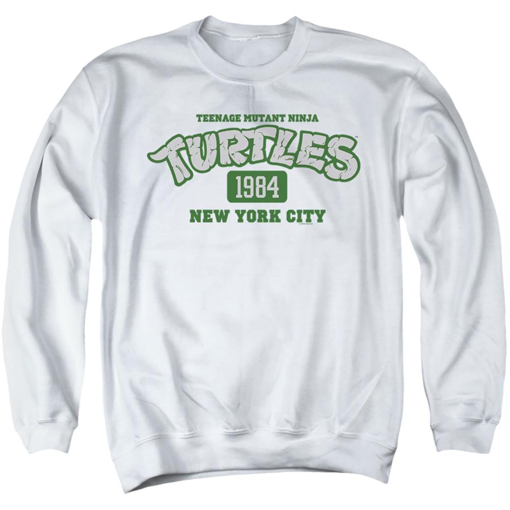Teenage Mutant Ninja Turtles Est. 1984 Nyc Men's Crewneck 50 50 Poly Long-Sleeve T-Shirt
